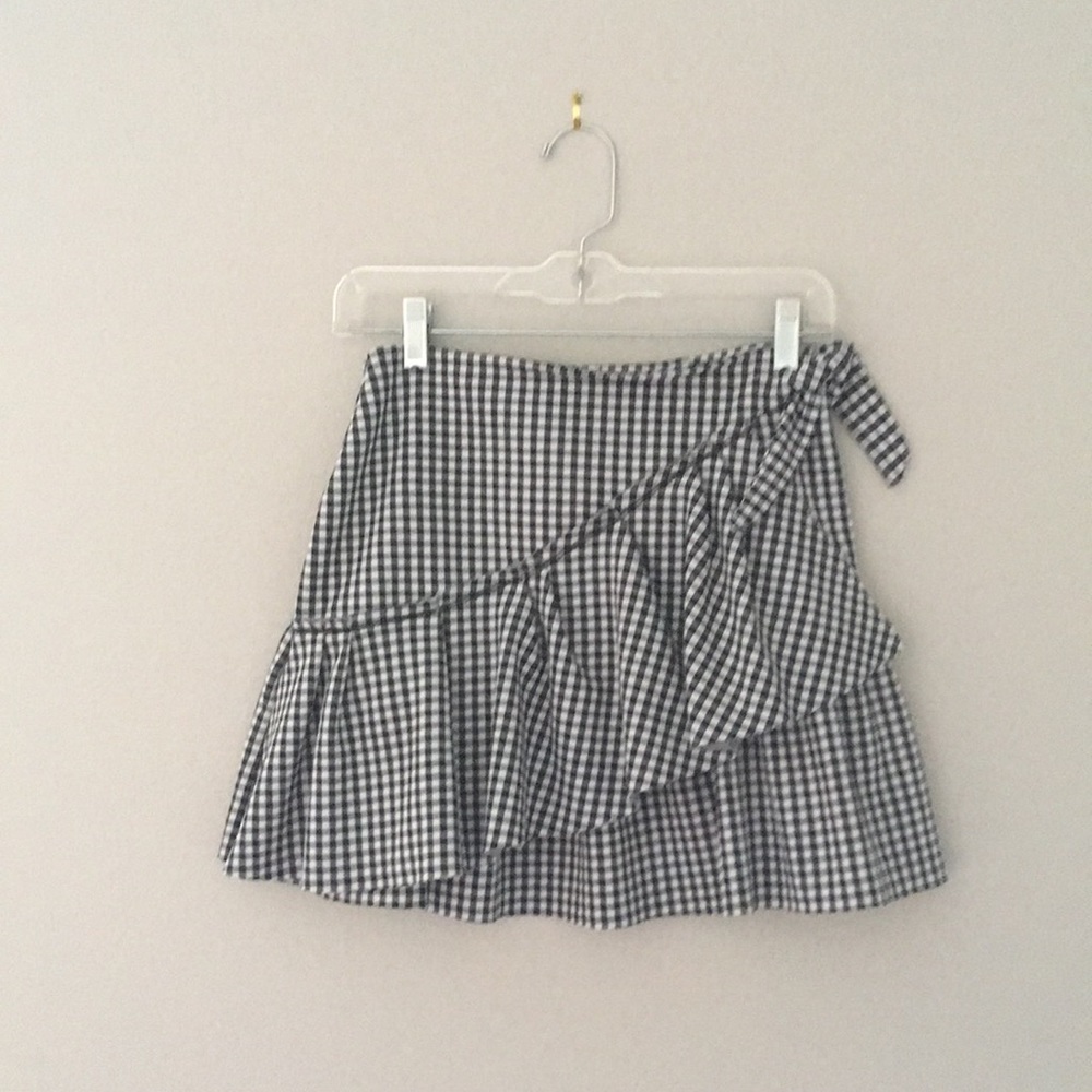 Girls Gingham Skirt